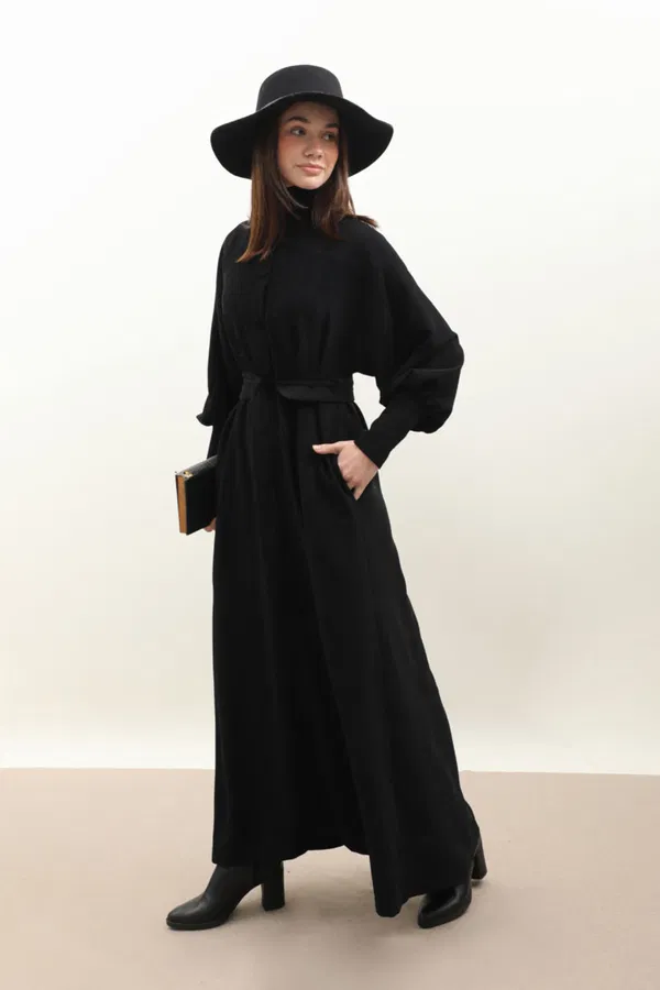 dokulu-vintage-elbise-siyah-elbise-zulays-46226-56-O